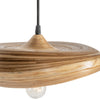 Largo Cymbal Bamboo Ceiling Pendant Hanging Lamp