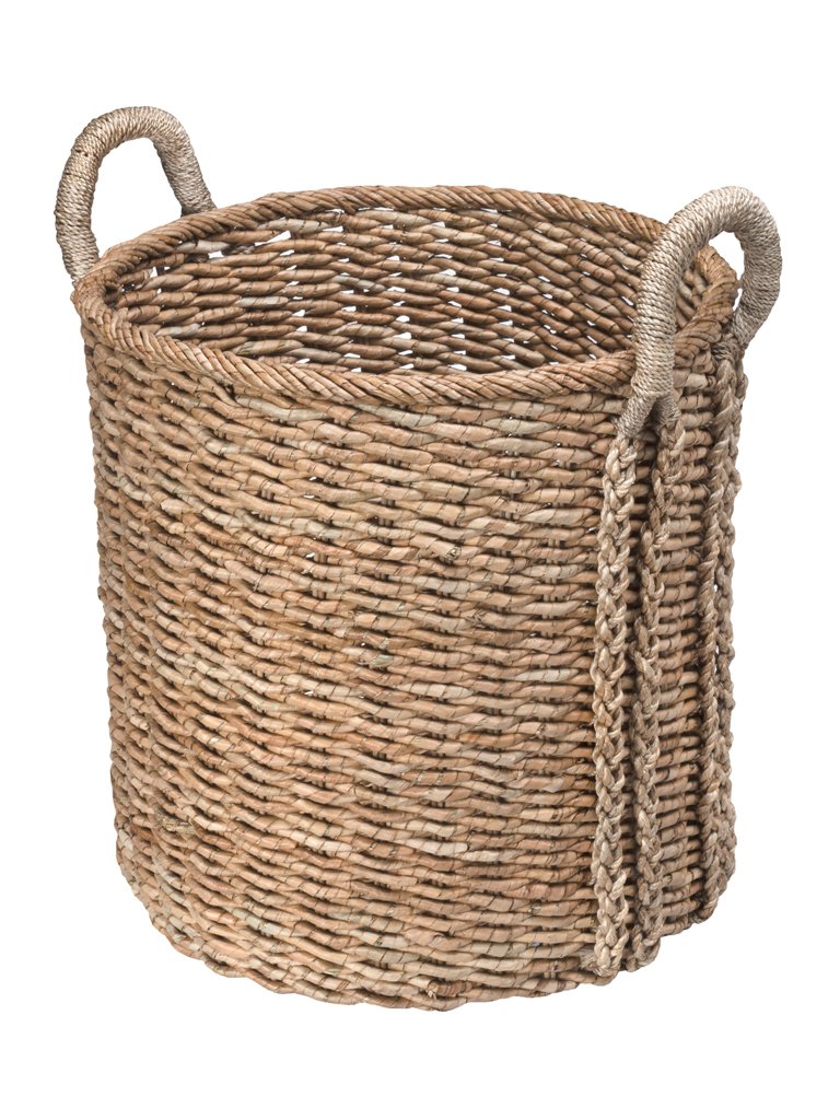 XL Rope Storage baskets Round Woven Hamper Basket Toy Organizer