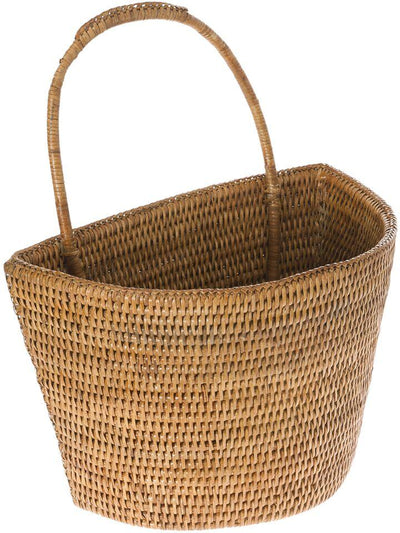 La Jolla Rattan Wall Basket