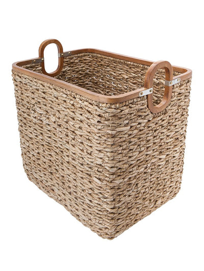 Barcelona Storage Basket with Handles Rectangular High & Dividers Riviere