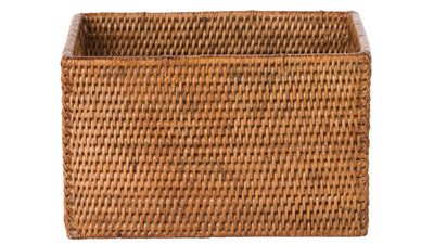 La Jolla  Rattan Shelf Basket with Handles