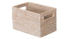 La Jolla  Rattan Shelf Basket with Handles