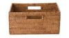 La Jolla  Rattan Shelf Basket with Handles