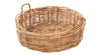 Kouboo Jumbo Size Round Natural Brown Rattan Lacak Floor Basket 