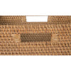 Loma Decorative Square Rattan Storage Basket with Handles