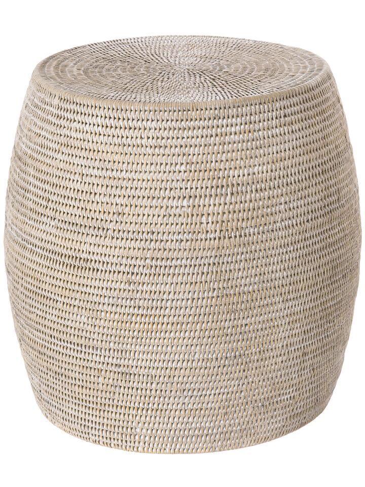 Round Ratta Stool La Jolla Round Rattan Stool and Side Table