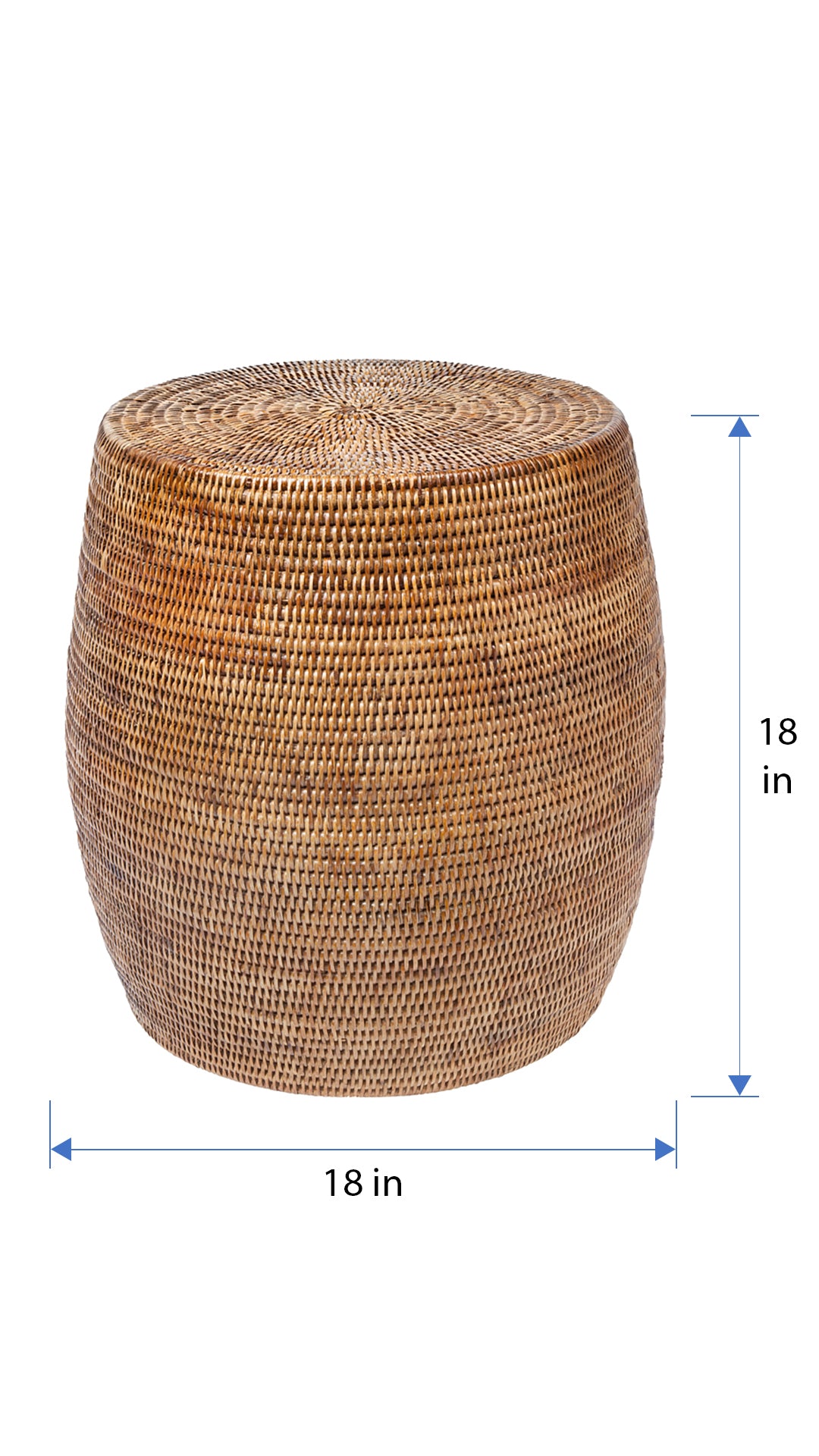 Round Ratta Stool La Jolla Round Rattan Stool and Side Table