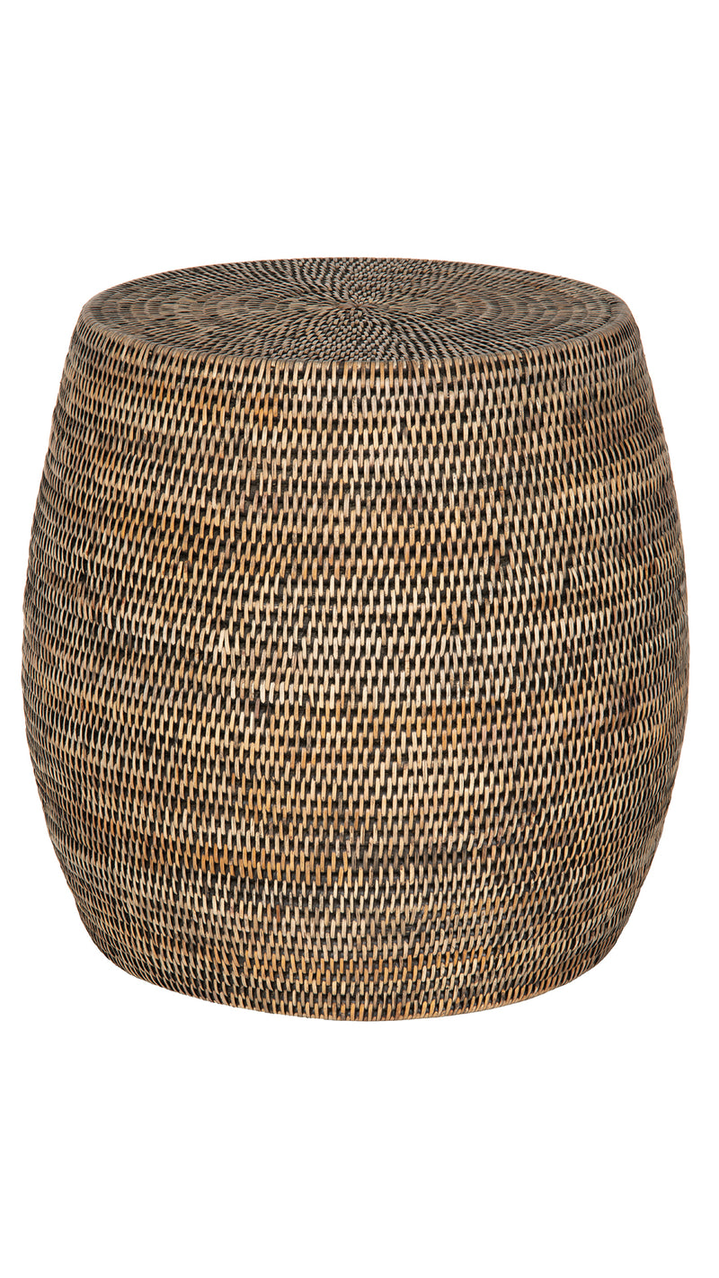 Round Ratta Stool La Jolla Round Rattan Stool and Side Table