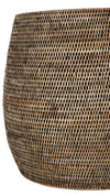 La Jolla Round Rattan Stool and Side Table