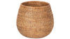 La Jolla Coco Rattan Planter and Bowl