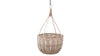 Kobo Rattan Hanging Basket and Planter, Brown-Gray