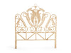 Peacock Rattan Headboard