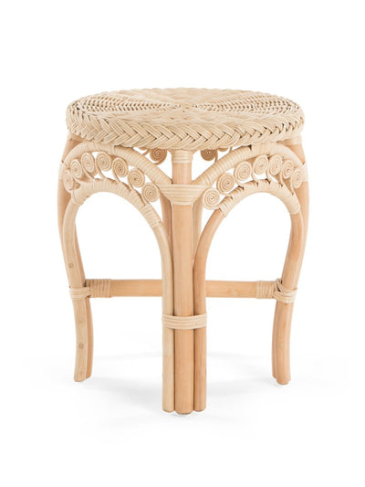 Peacock Rattan Stool