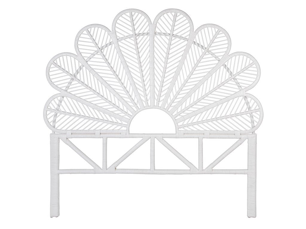 Rattan Petal Headboard, Twin Size, Natural