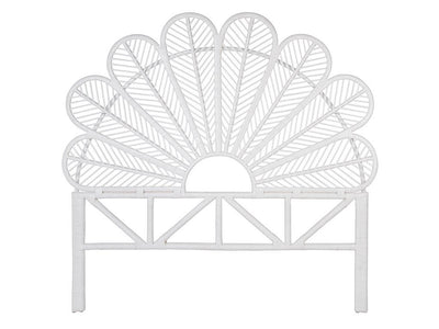 Rattan Petal Headboard, Twin Size, Natural