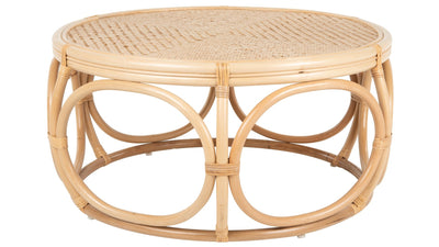 Busan Rattan Coffee Table, Natural Color