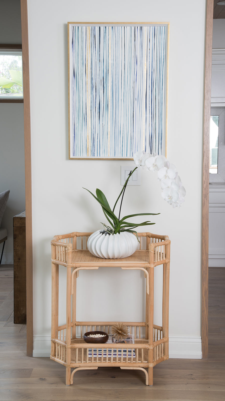 Rattan Manhattan 2-Tier Console Table