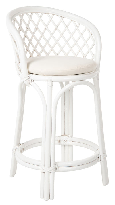 white wicker counter stools