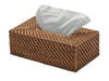 Kouboo Honey Brown Laguna Rectangular Rattan Tissue Box Cover