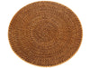 Kouboo Brown Laguna Round Rattan Placemat