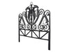 Kouboo Black Peacock Rattan Headboard 