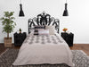 Kouboo Black Peacock Rattan Headboard 