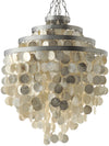 Kouboo Round Chandelier With Round Capiz 