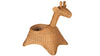 Kouboo Natural Color Wicker Giraffe Basket Frontview