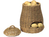 Kouboo Wicker Potato Onion Basket Fruit Vegetable Storage Basket Filled With Potatoes