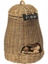 Kouboo Large Wicker Potato Onion Basket Fruit Vegetable Storage Basket