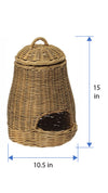 Kouboo Large Wicker Potato Onion Basket Fruit Vegetable Storage Basket